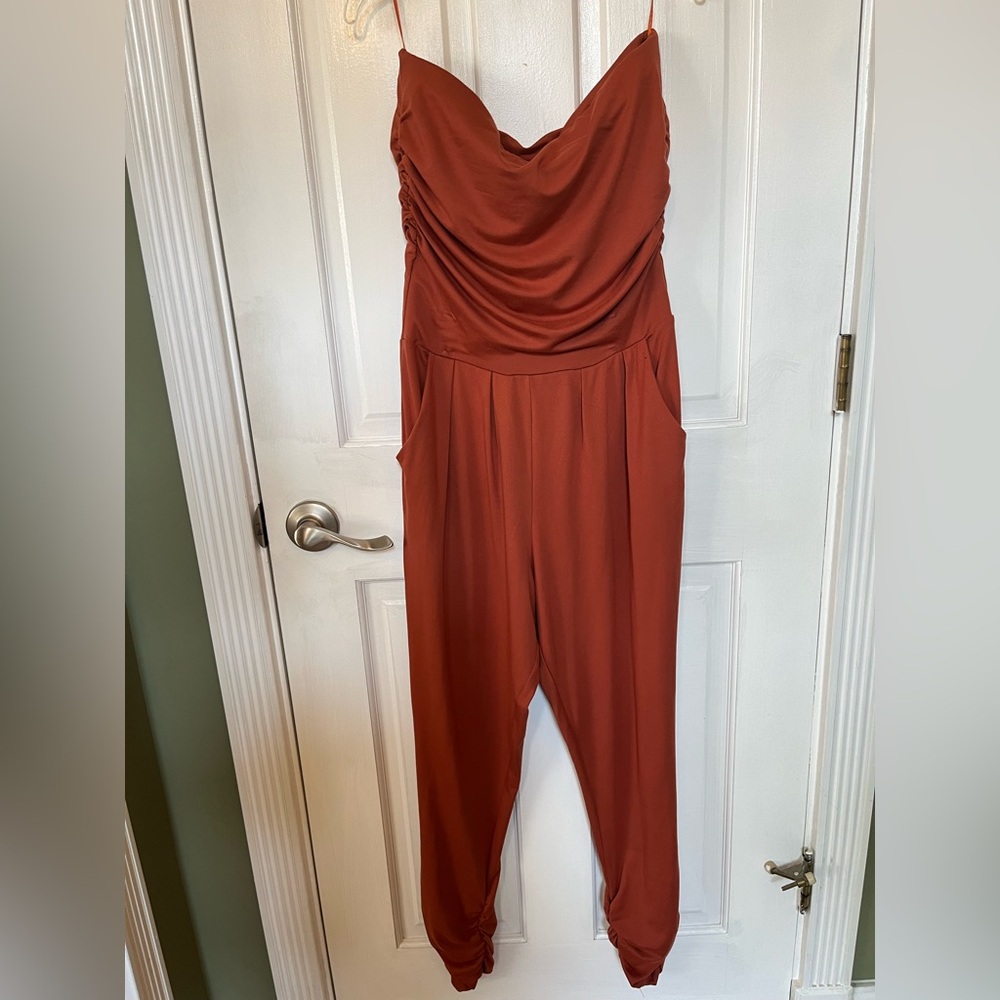 Streetwear Society Terracotta Jumpsuit